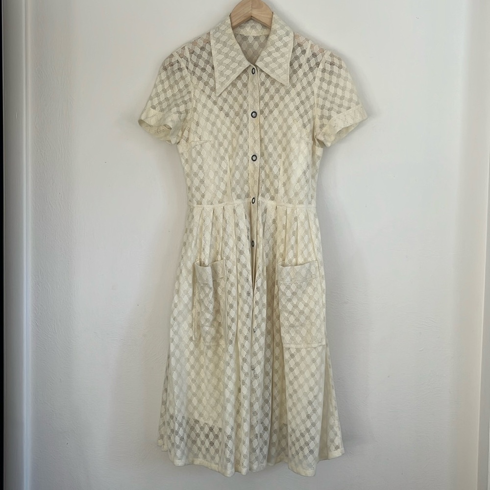 Lace tea dress